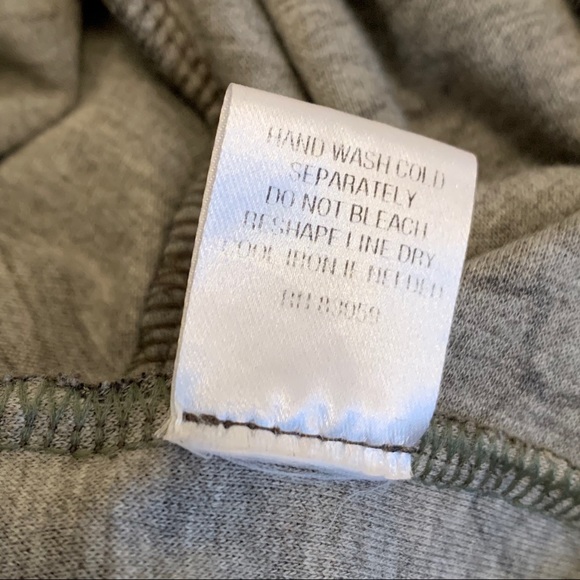 Drew Camo Crop Top Long Sleeve Front Twist Size M - Picture 8 of 9